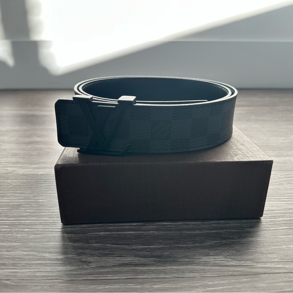 Louis vuitton damier belt 90cm